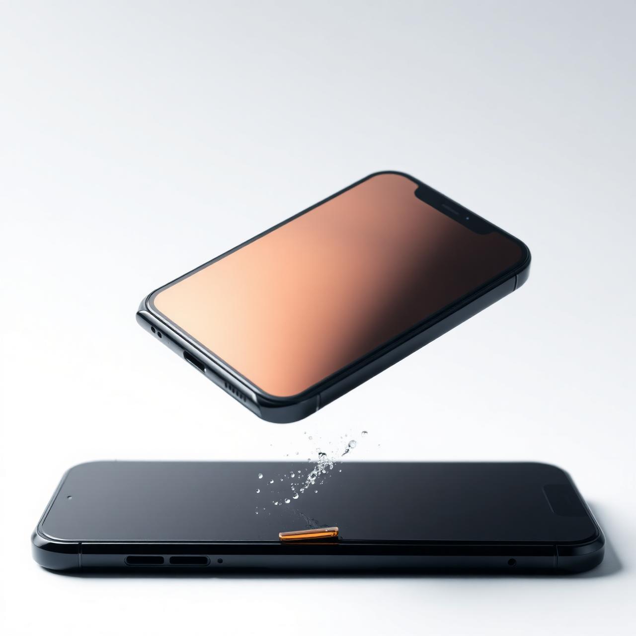 Premium smartphone being repaired